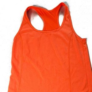 Danskin Tank Top Now Womens  fluorescent Orange Racerback Tank Top Size Medium